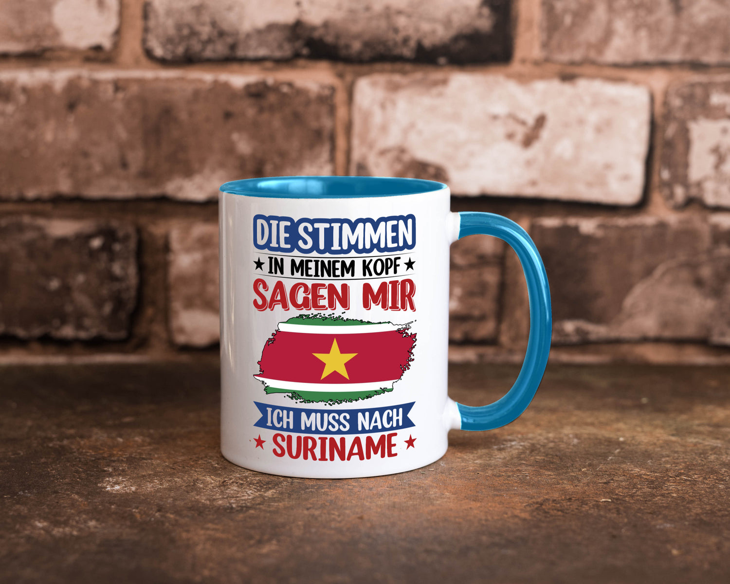 Suriname | Urlaub Stimmen in meinem Kopf Traumland v2 Geschenk Humor