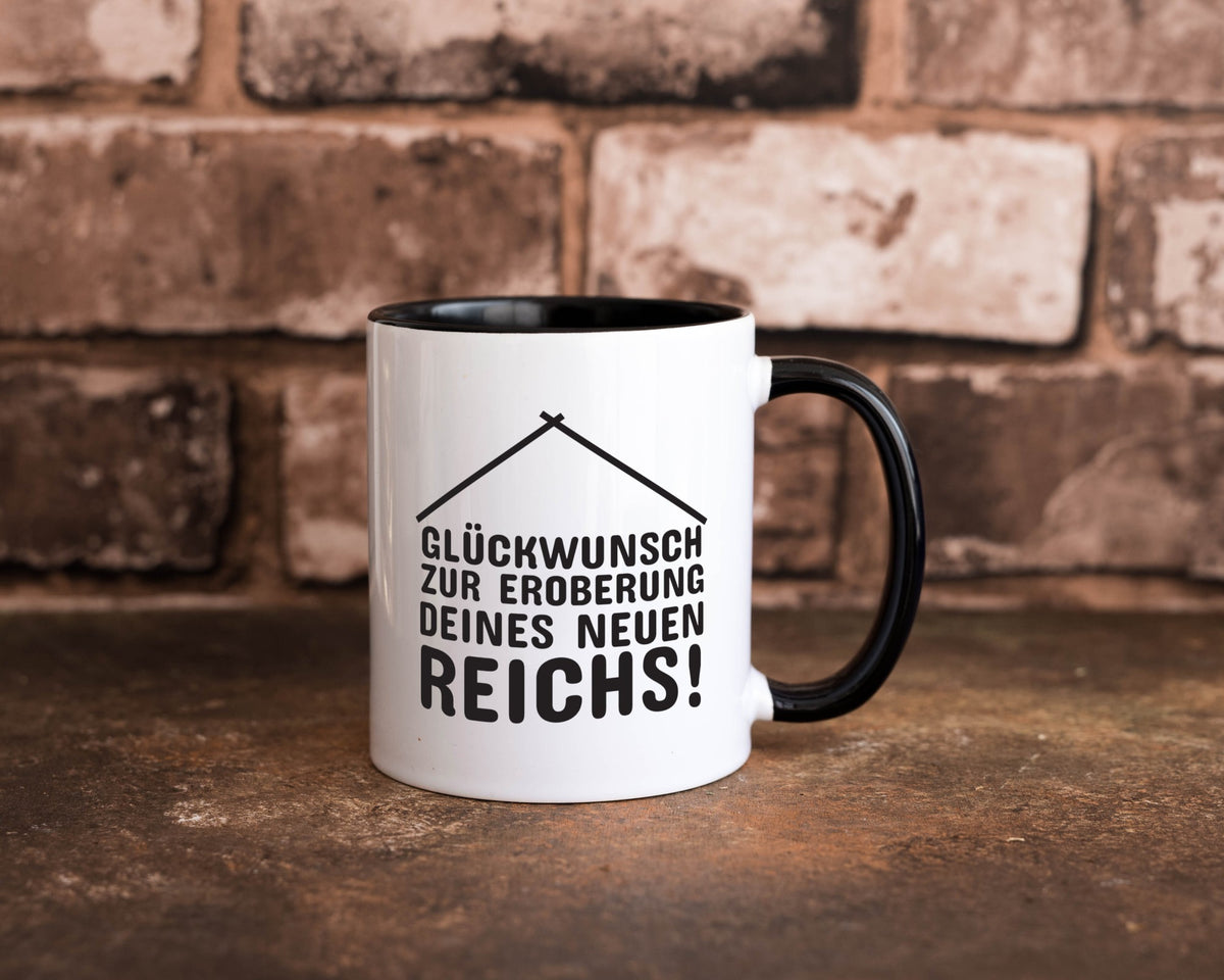 Neue Wohnung | Hausbesitzer Tasse Umzug Eigenheim Humor Geschenkidee