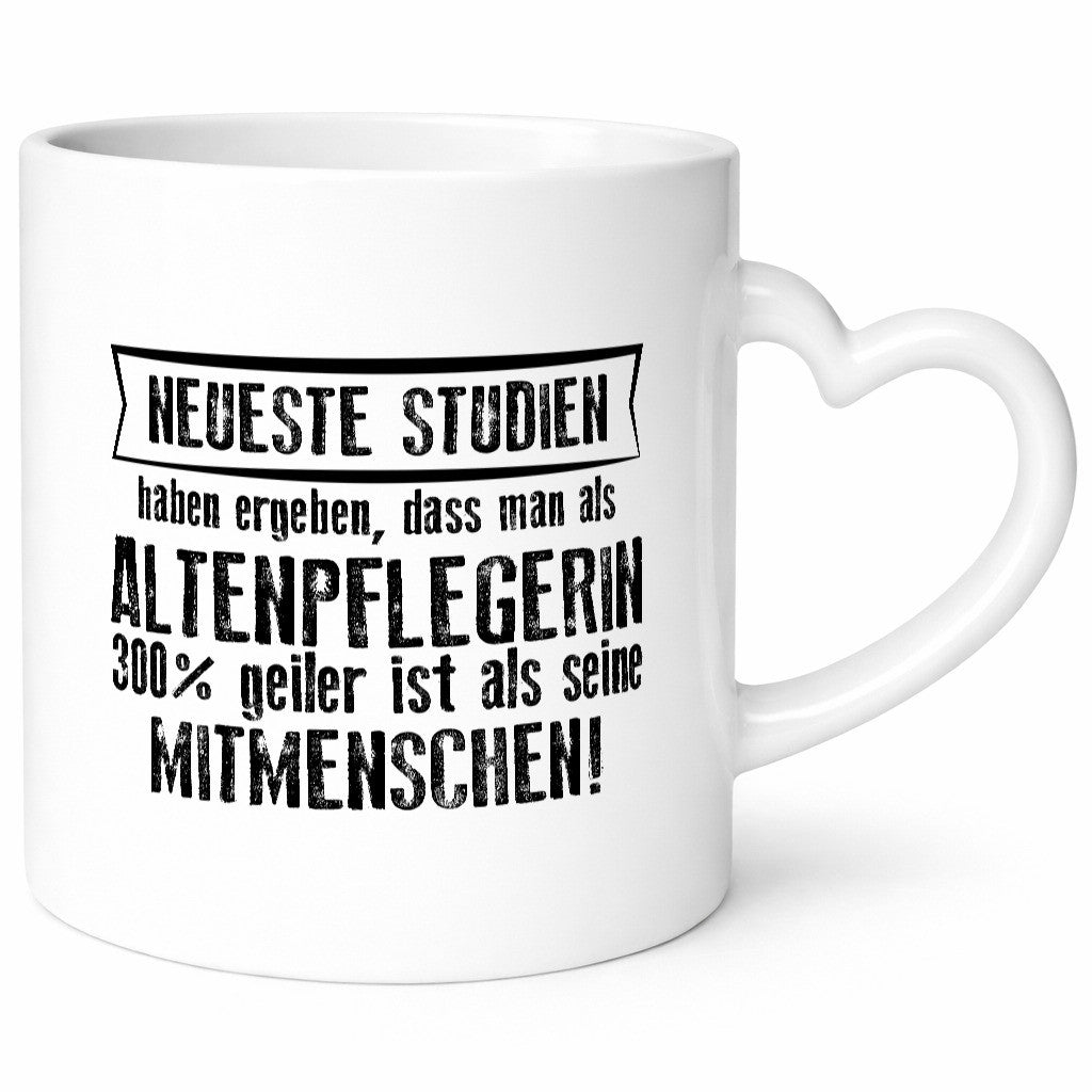 Neuste Studien: Altenpflegerin | Pflegepersonal Pflege Humor Geschenkidee Tasse