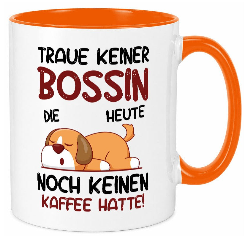 Traue keiner Bossin | Führungskraft Vorgesetzte lustiger Spruch Geschenk Humor Tasse