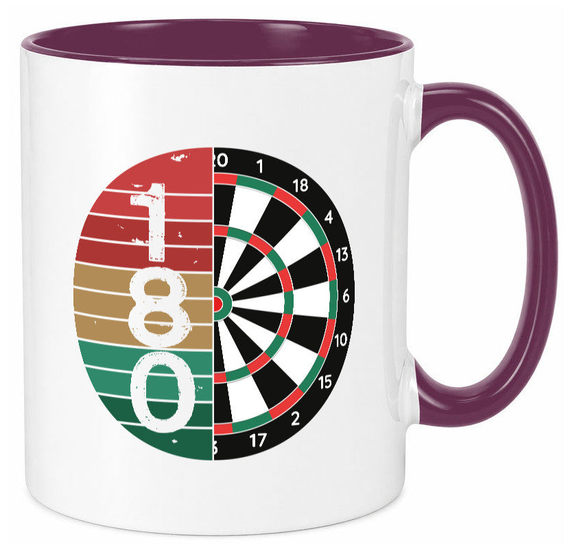 Dartsboard | Retro Dartspieler Kollege Freunde Geschenkidee Arbeit Kollegen