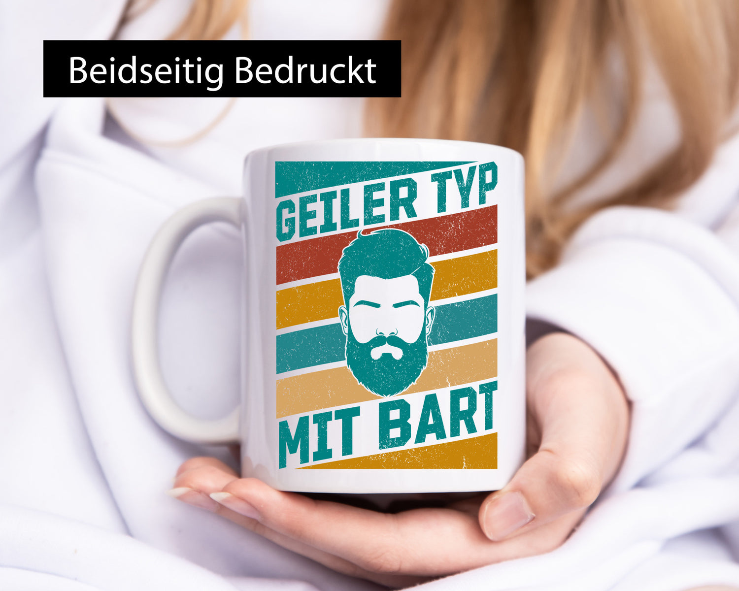 Geiler Typ mit Bart | Bartträger lustig Humor Geschenkidee Geschenk Tasse