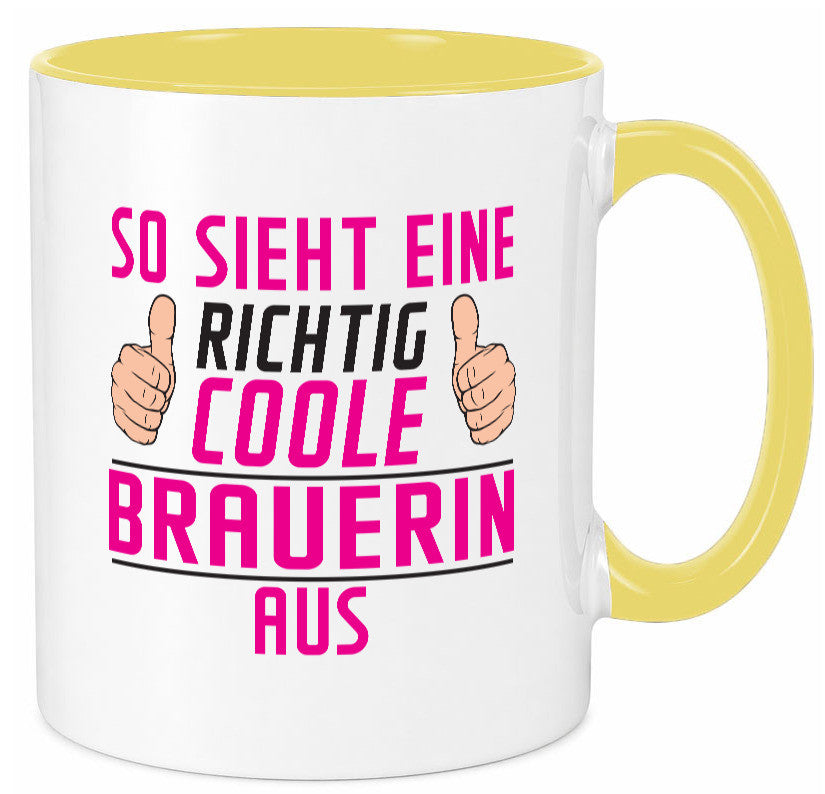Richtig Coole Brauerin | Bier Brauerei Geschenk Humor Geschenkidee lustiger