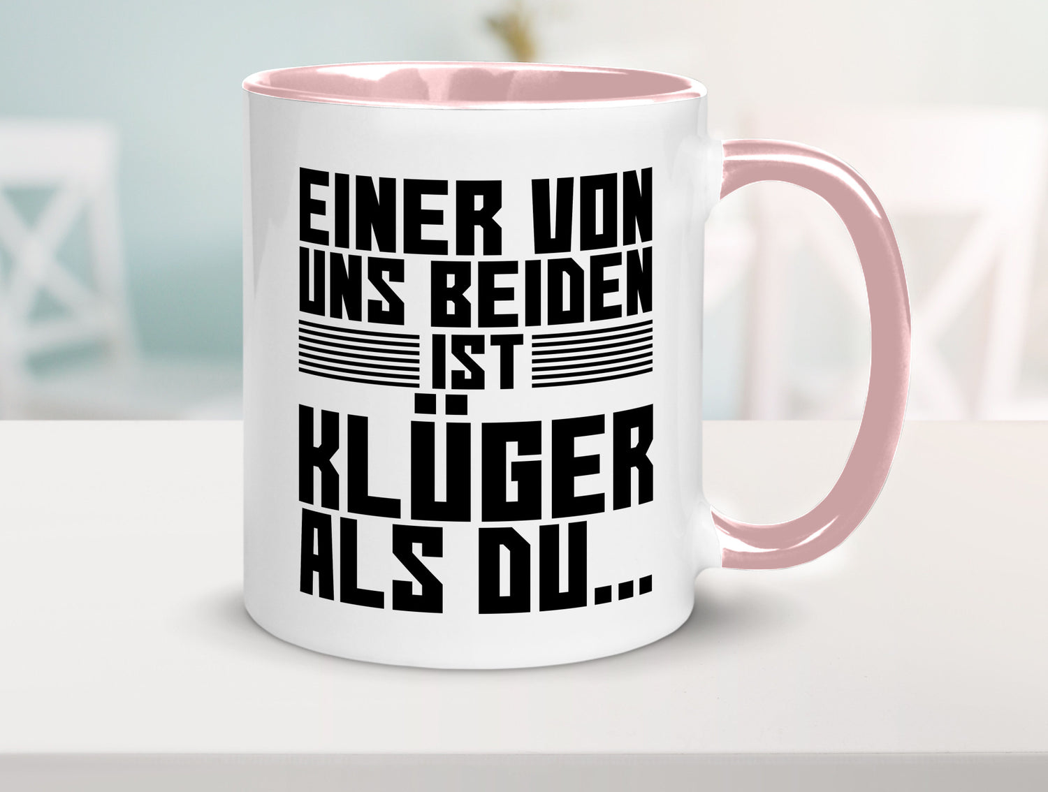 Einer von uns beiden ist klüger als du | Intelligenz Witz lustiger Spruch