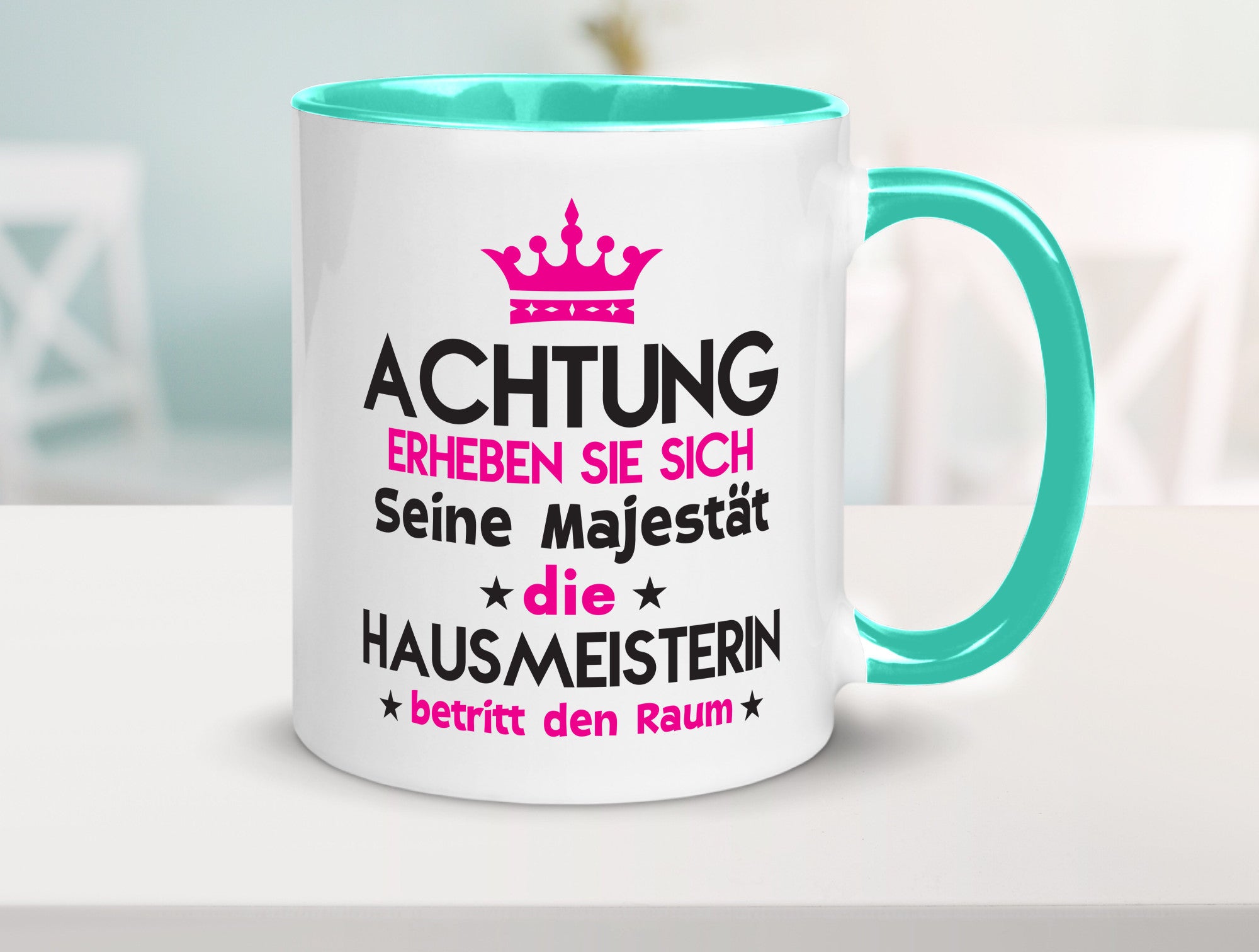 Seine Majestät Hausmeisterin | Hauswart Humor Geschenkidee Tasse