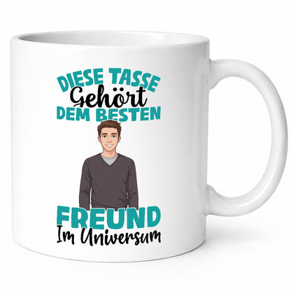 Im Universum: Freund | Beziehung Partner Liebe Geschenk Humor Geschenkidee