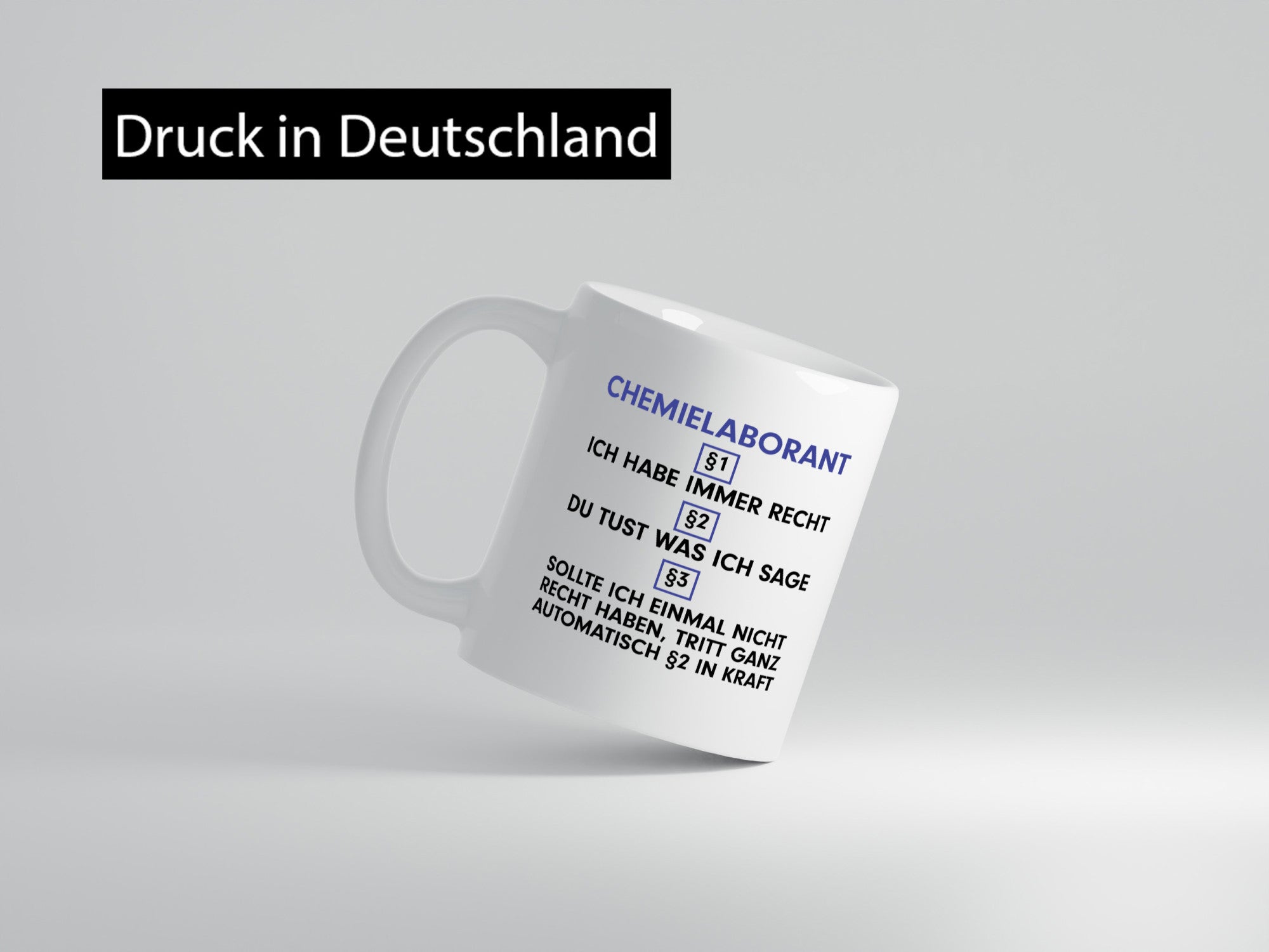Ich habe immer Recht Chemielaborant | Laborant Chemie v2 lustig Humor