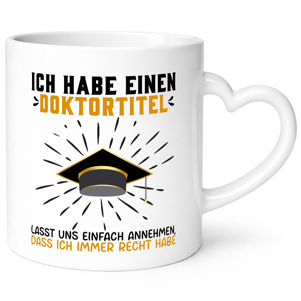 Ich habe einen Doktortitel | Beachlor Abschluss Geschenkidee Humor Tasse