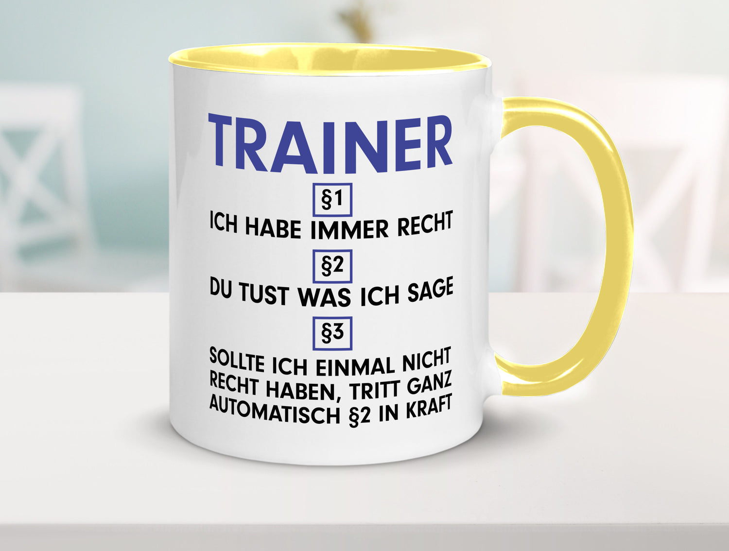 Ich habe immer Recht Trainer | Verein Sport v2 lustig Humor Geschenkidee