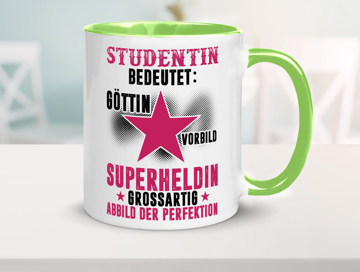 Bedeutung von Studentin | Uni Studium Universität Geschenkidee Humor Tasse