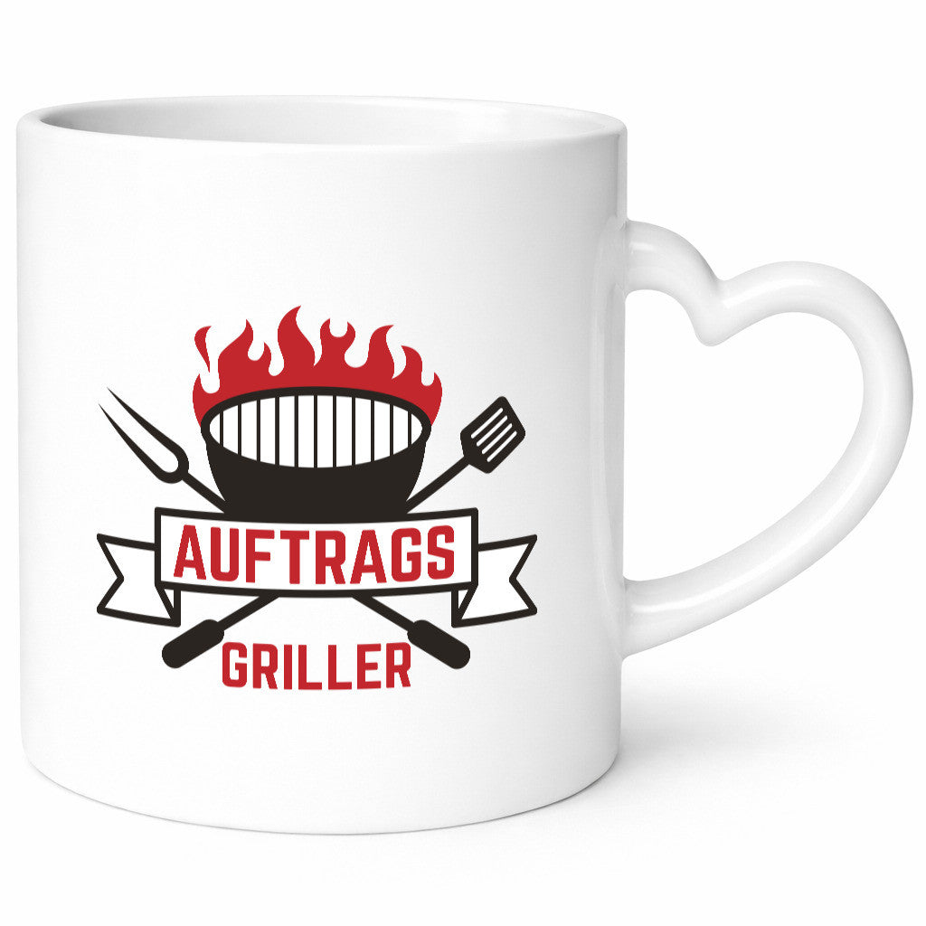 Auftragsgriller | Grillmeister Sommer Humor Geschenkidee Tasse