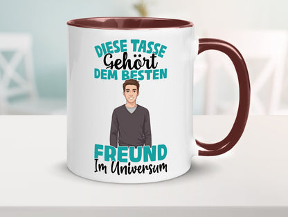 Im Universum: Freund | Beziehung Partner Liebe Geschenk Humor Geschenkidee