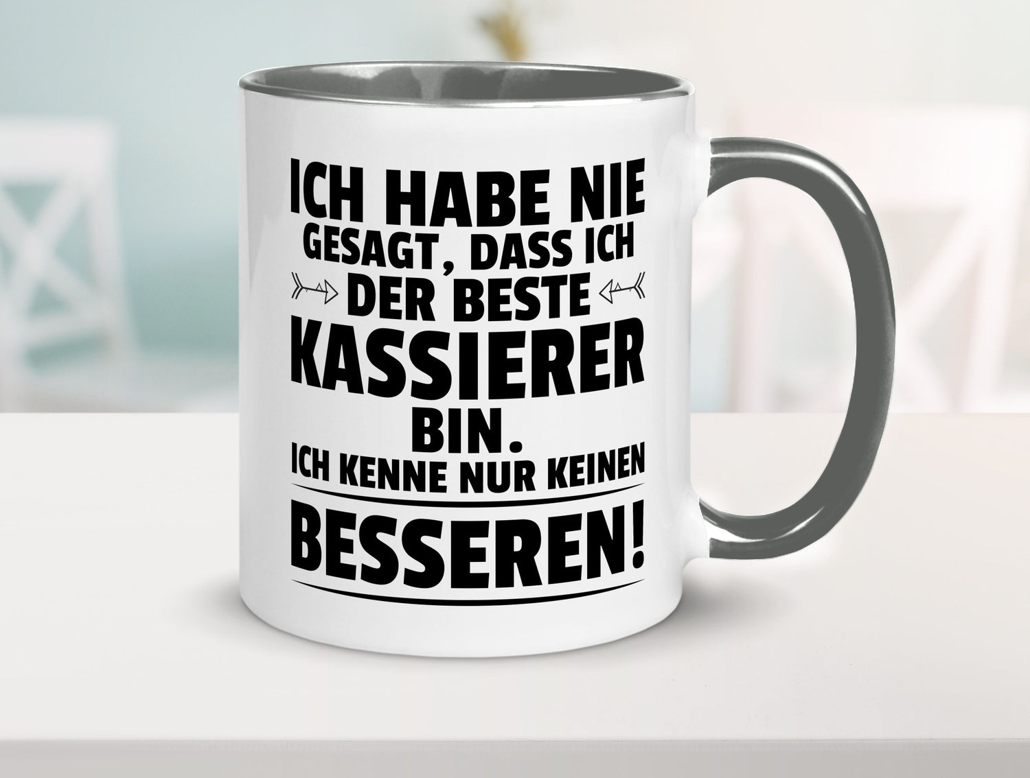 Der Beste Kassierer Geschenk Humor Geschenkidee lustiger Spruch Tasse