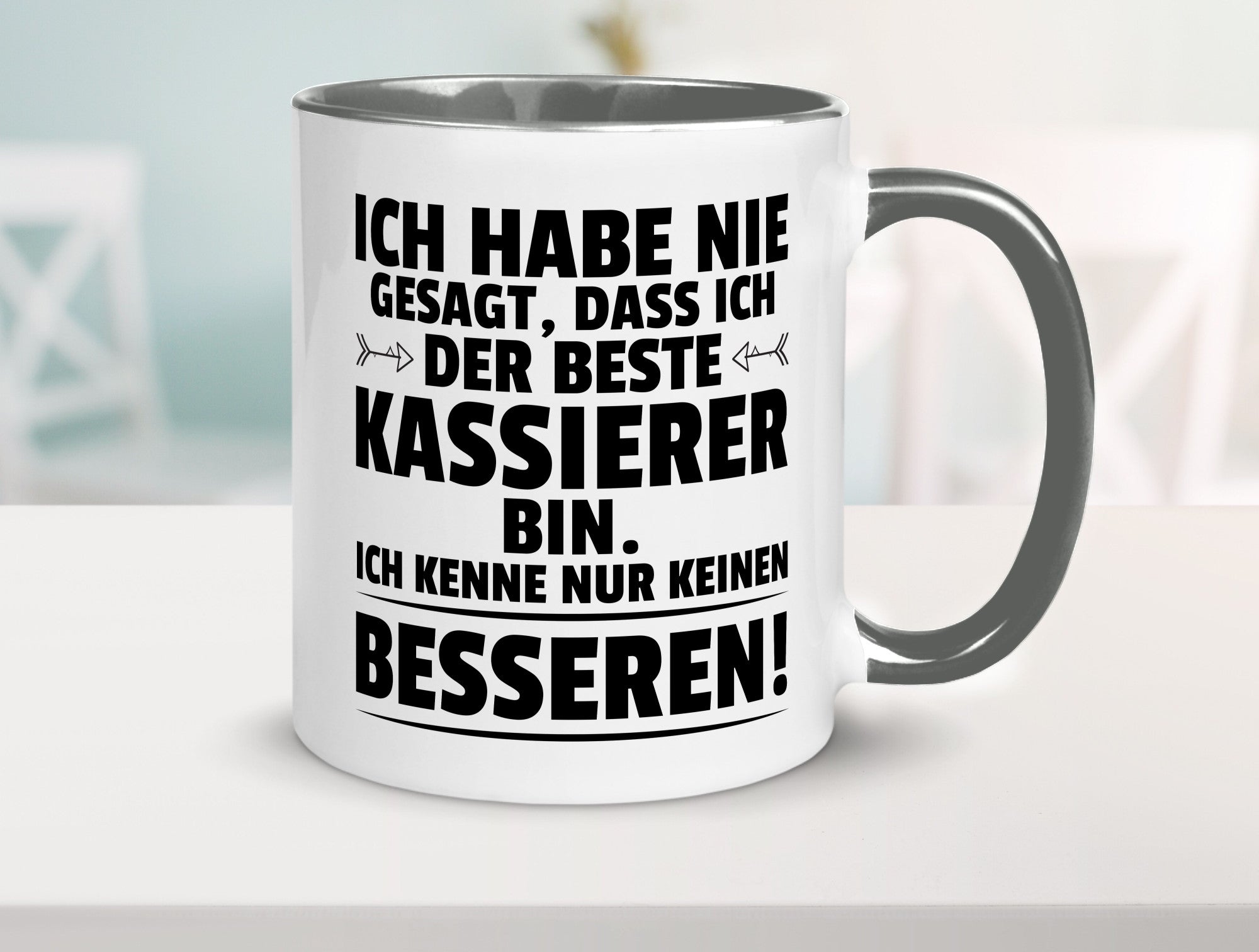 Der Beste Kassierer Geschenk Humor Geschenkidee lustiger Spruch Tasse
