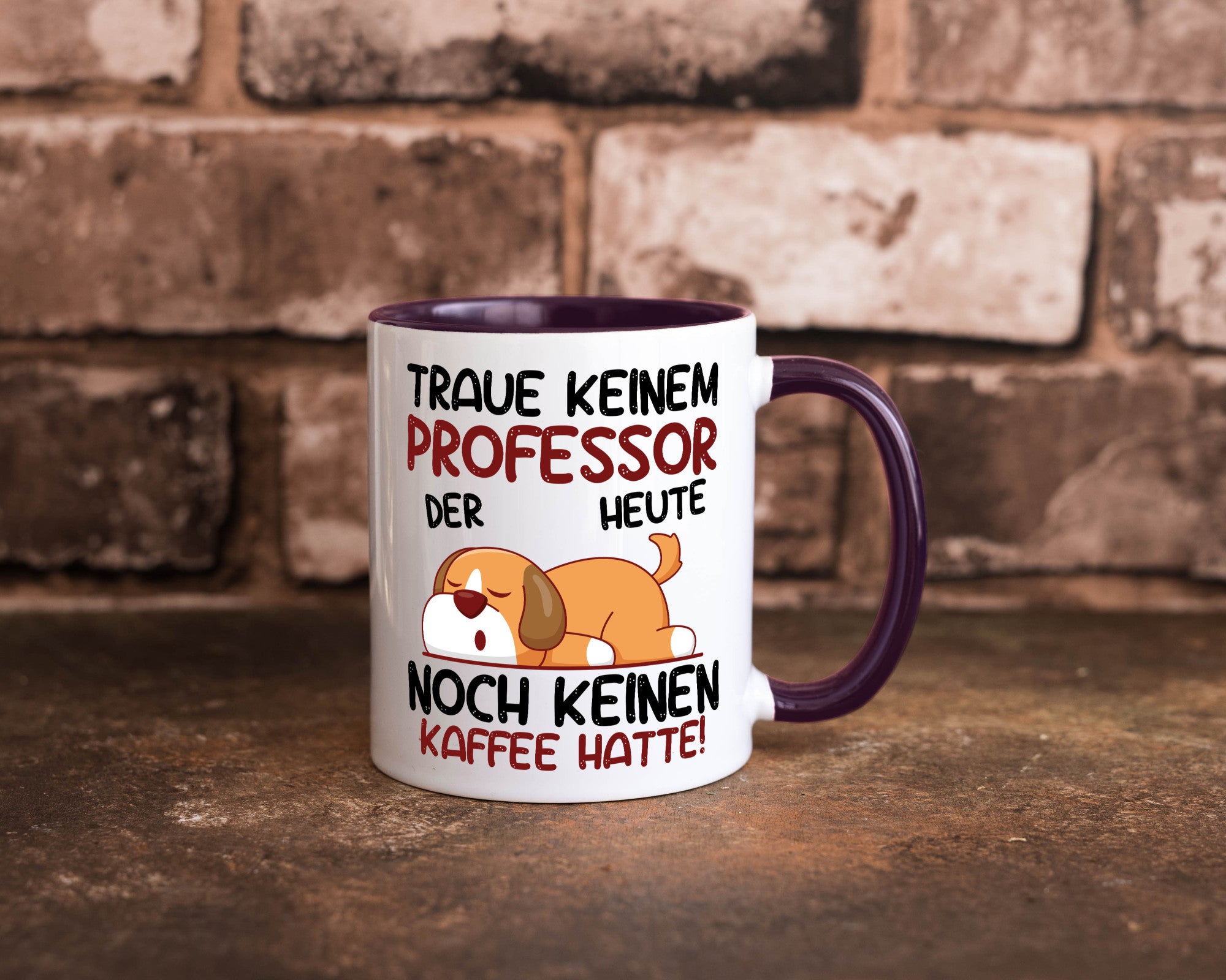 Traue keinem Professor | Uni Universität Geschenkidee Humor Tasse
