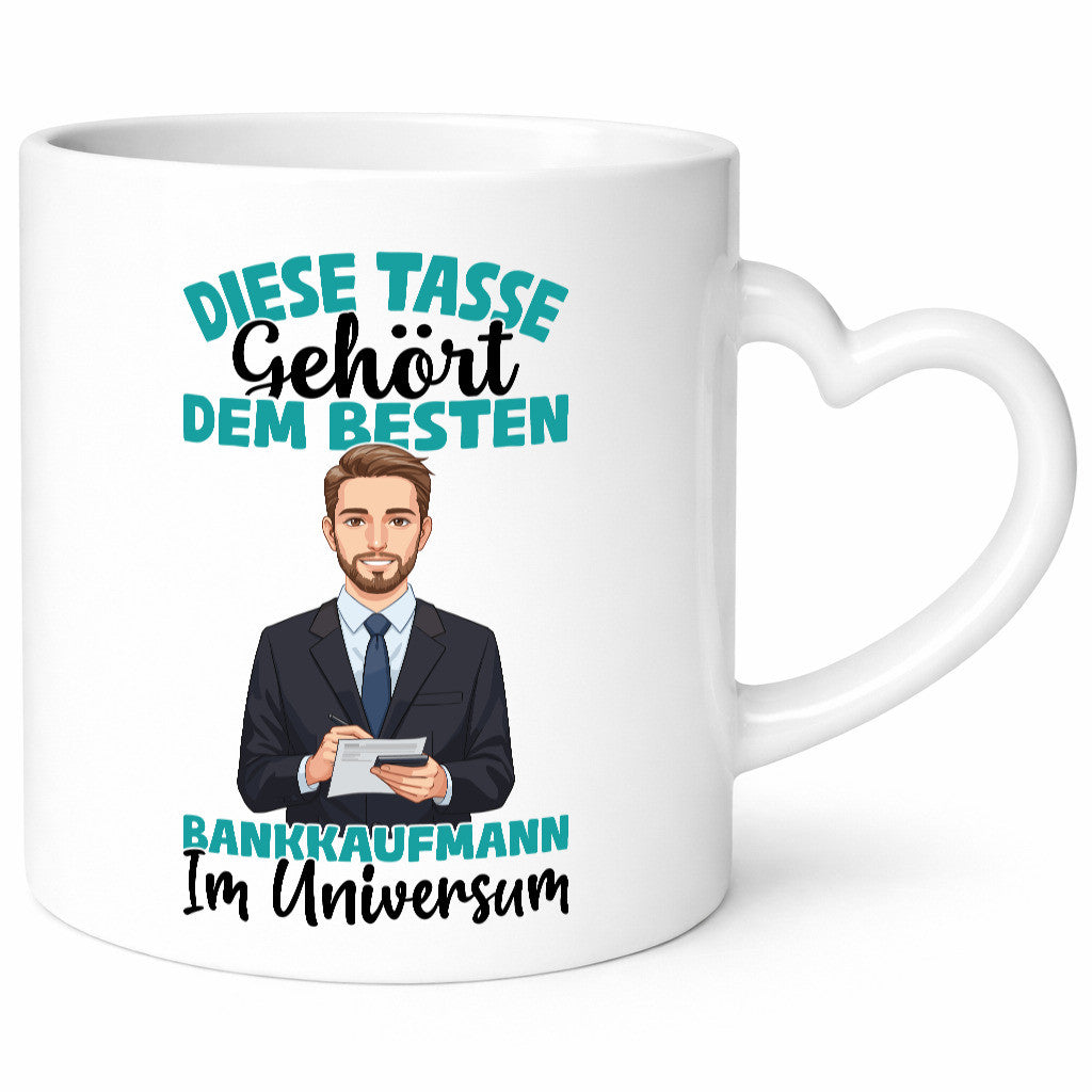 Im Universum: Bankkaufmann | Kaufmann Bank Kaufleute Geschenkidee Humor Tasse