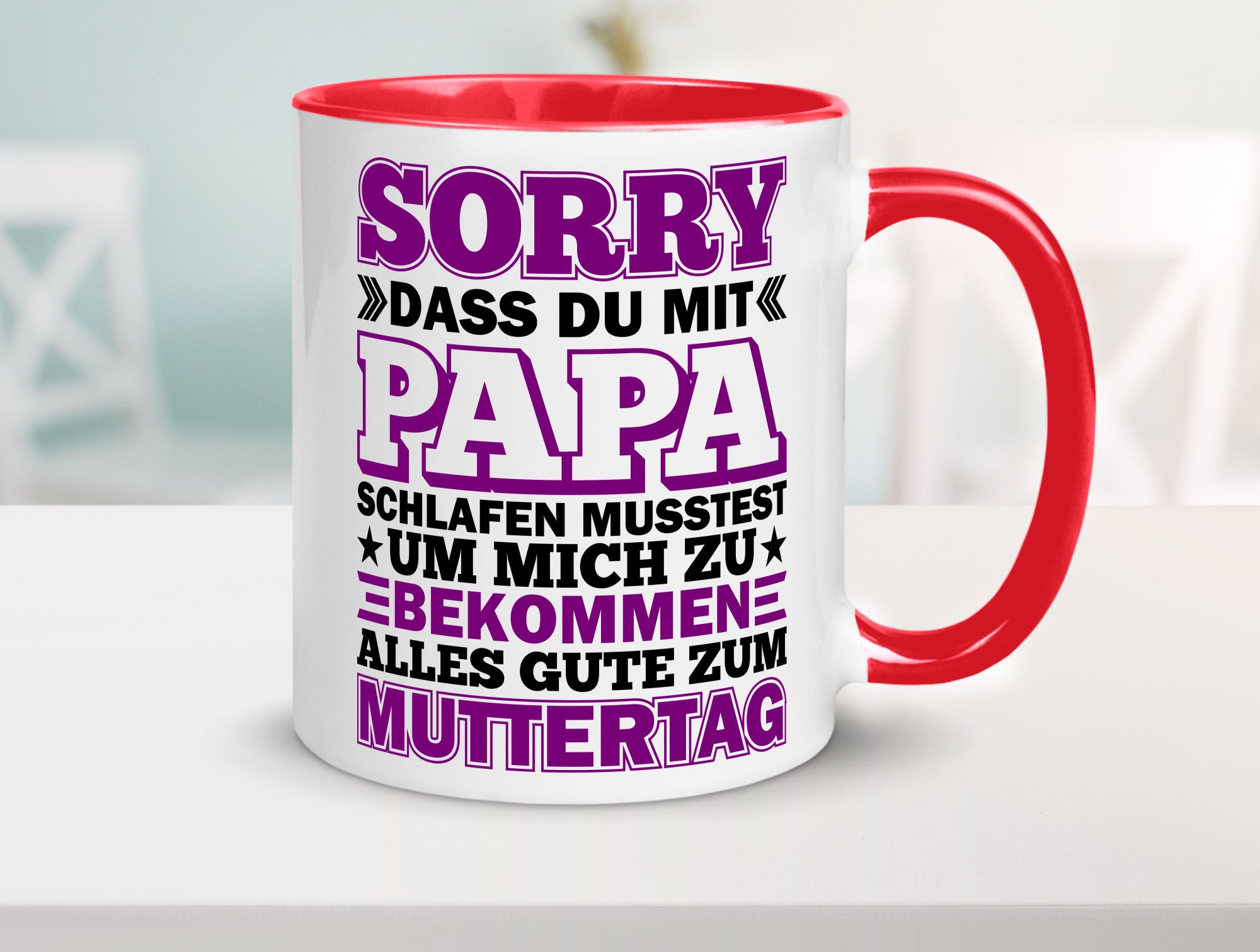 Muttertags Tasse vl1 lustig Familie Geschenkidee Geschenk
