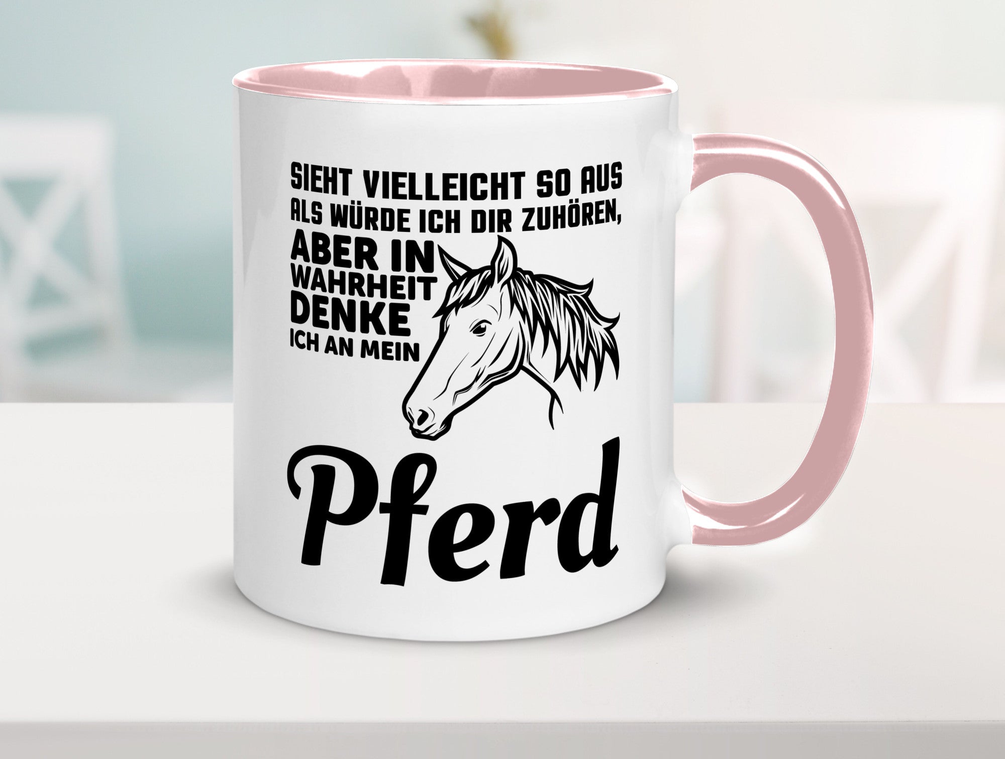 Pferde Spruch | Reiterin Tasse Pferdesport Reiten Humor Geschenkidee