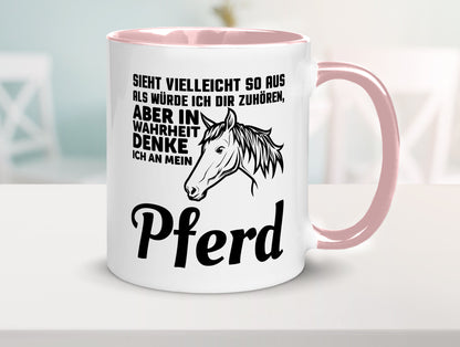 Pferde Spruch | Reiterin Tasse Pferdesport Reiten Humor Geschenkidee