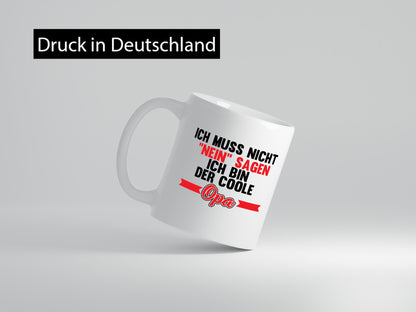 Der Coole Opa | Großvater Enkel Beste Humor Familie Geschenkidee Tasse