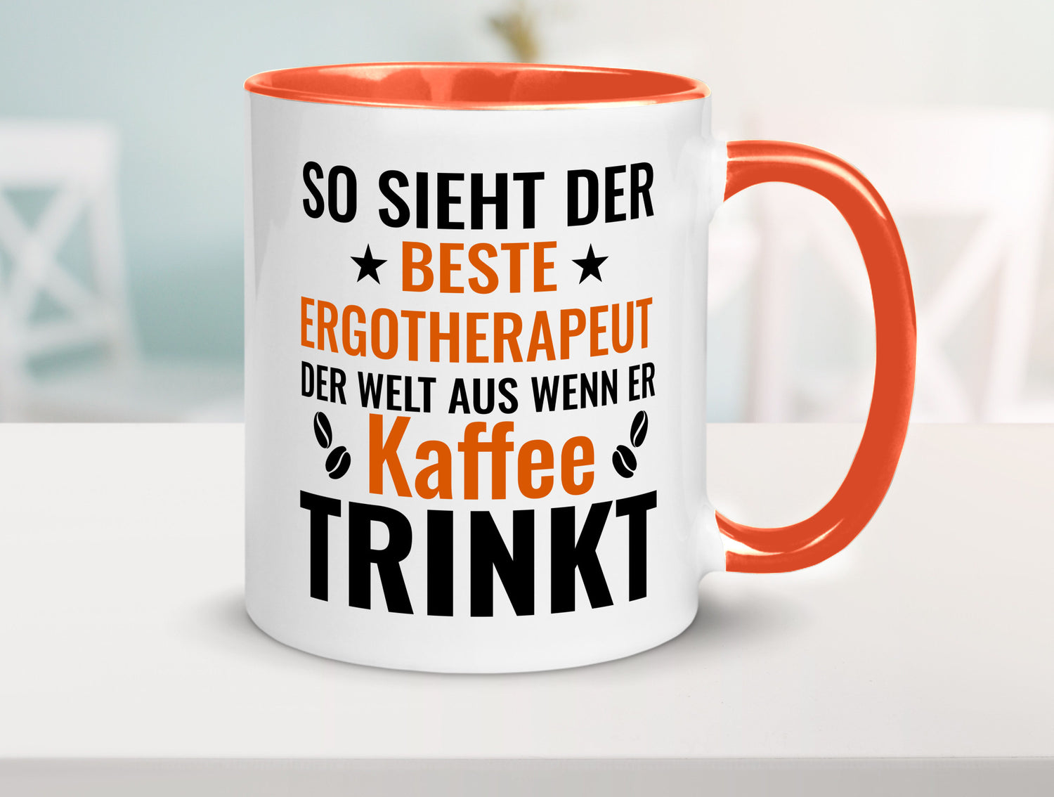 Kaffee trinkt: Ergotherapeut | Ergotherapie lustig Humor Geschenkidee Geschenk
