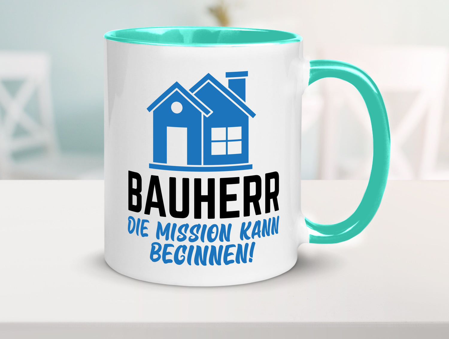 Bauherr | Die mission kann beginnen Bauherren lustiger Spruch Geschenk Humor