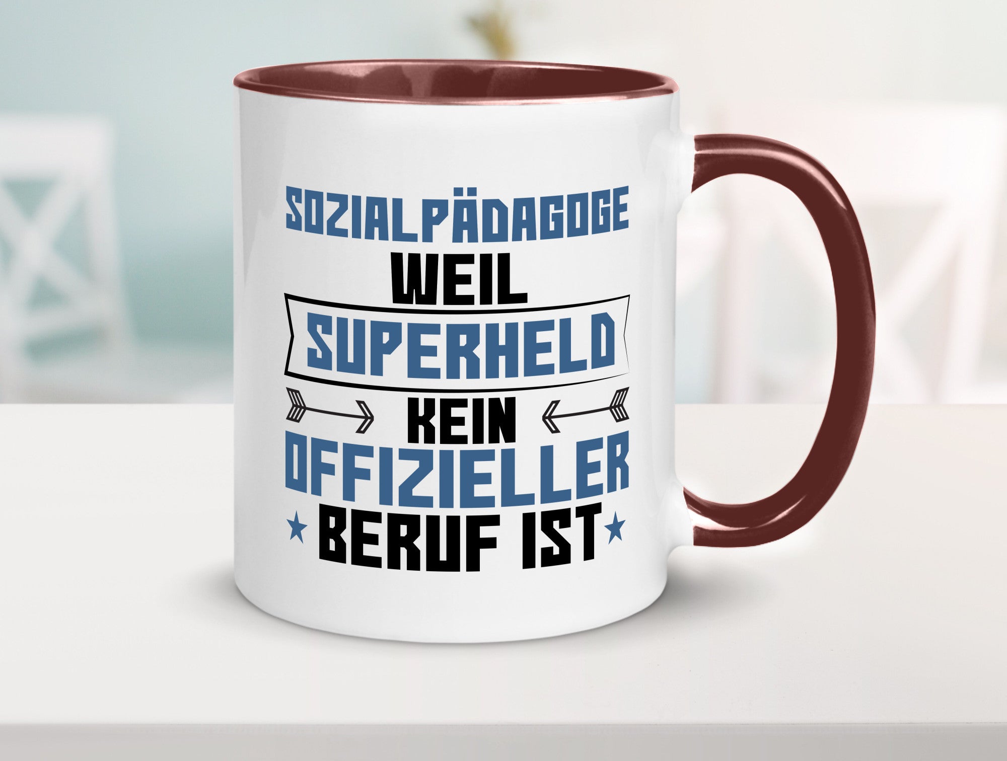 Superheld Sozialpädagoge | Pädagoge lustig Humor Geschenkidee Geschenk Tasse