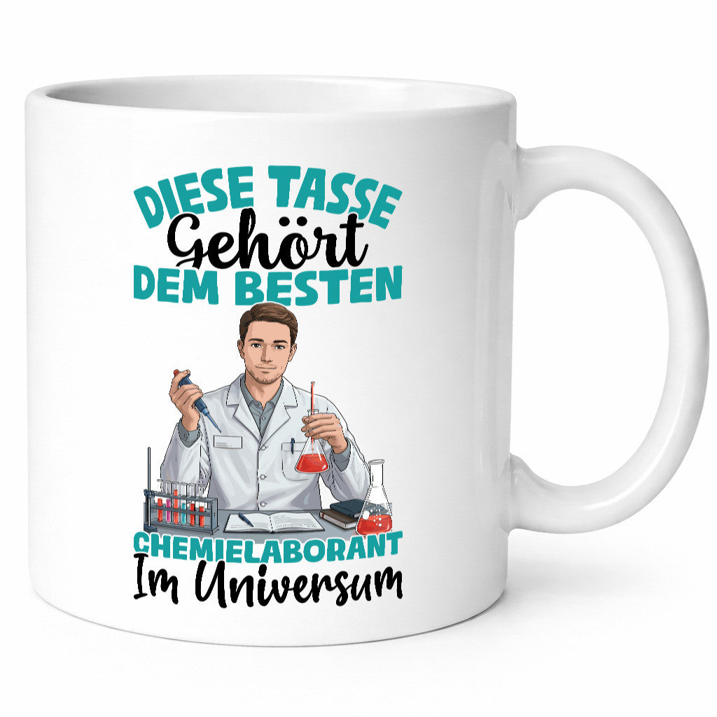 Im Universum: Chemielaborant | Laborant Chemie Humor Geschenkidee Tasse