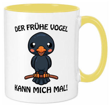 Der Frühe Vogel Humor Geschenkidee Tasse