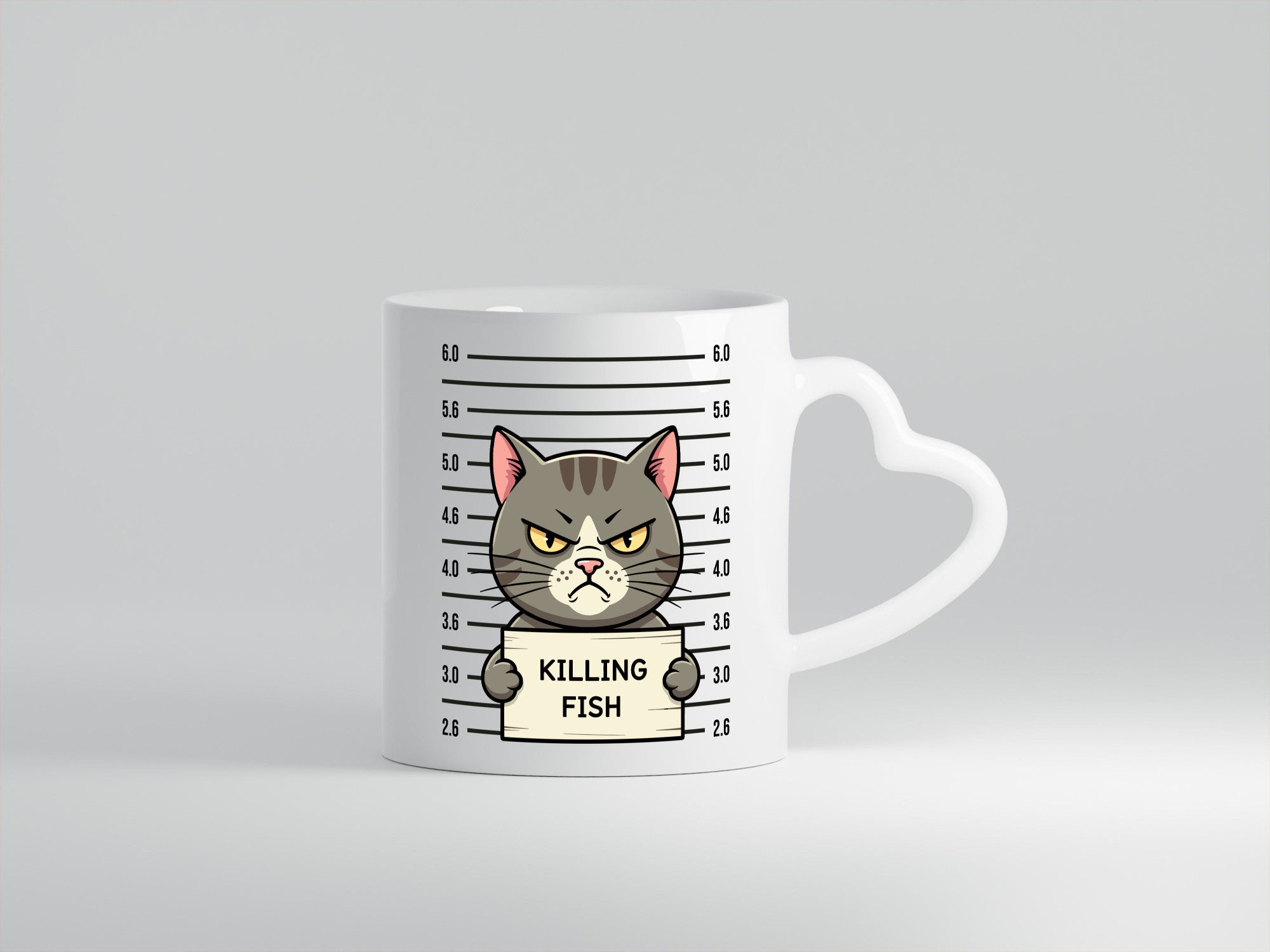 Böse katze hat den Fisch gegessen | Verhafung lustiger Spruch Geschenk