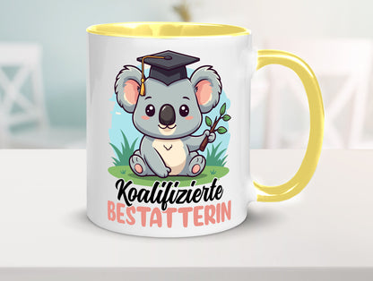 Koalifizierte Bestatterin | Bestattung Totengräberin Humor Geschenkidee Tasse