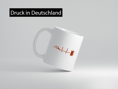 Berge und Bier | Wandern Wanderer Biertrinken Geschenkidee Humor Tasse