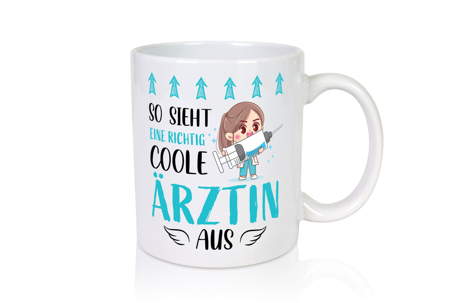 So sieht eine richtig Coole Ärztin aus | Krankenhaus Geschenk Humor