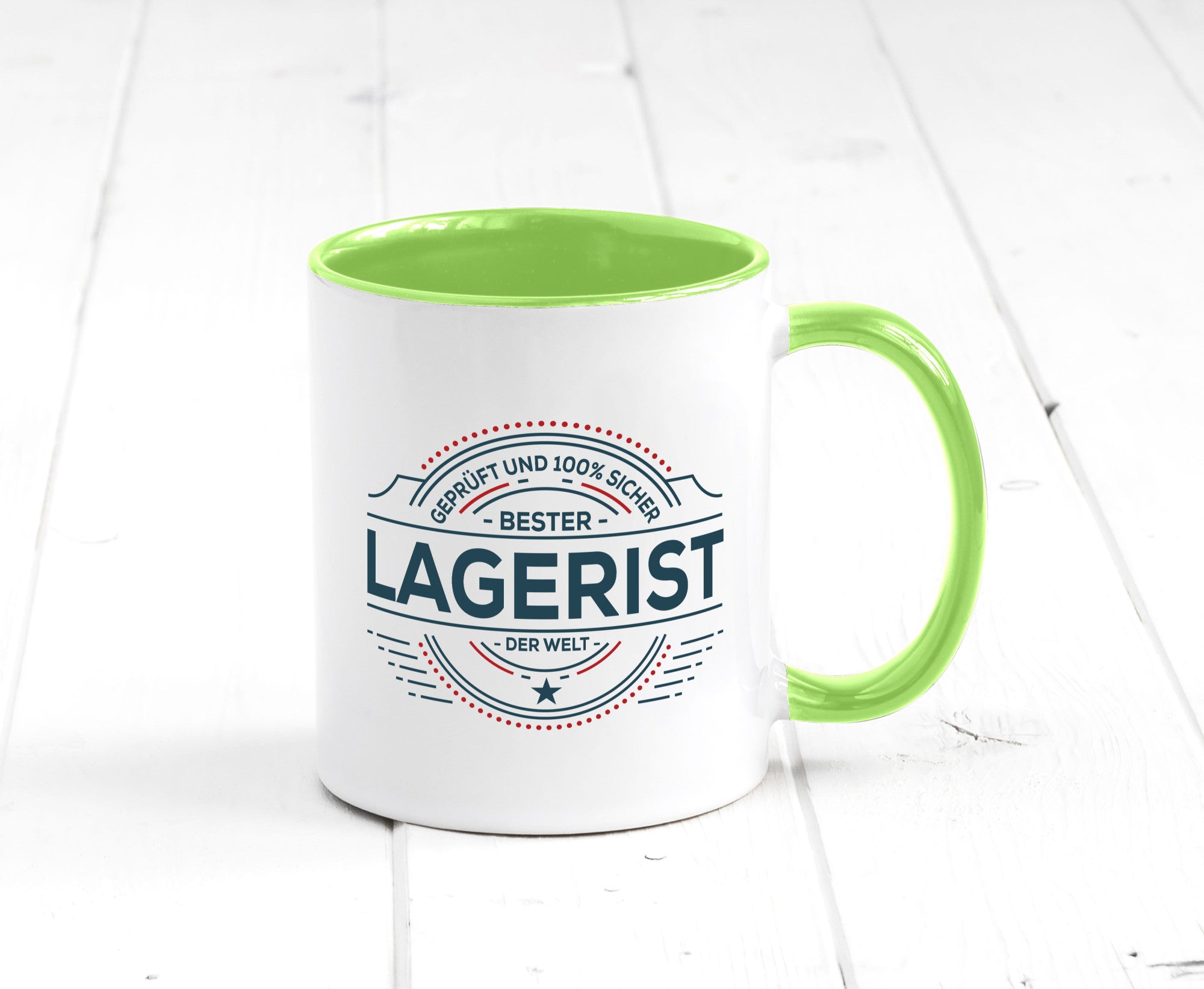 Geprüft und sicher: Lagerist | Lageristen Lager Arbeiter lustiger Spruch