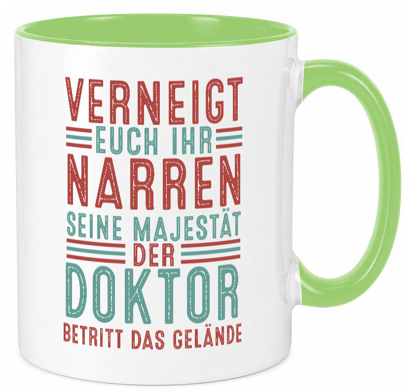 Verneigt euch: Doktor | Doktorand Doktortitel v2 Geschenk Humor Geschenkidee