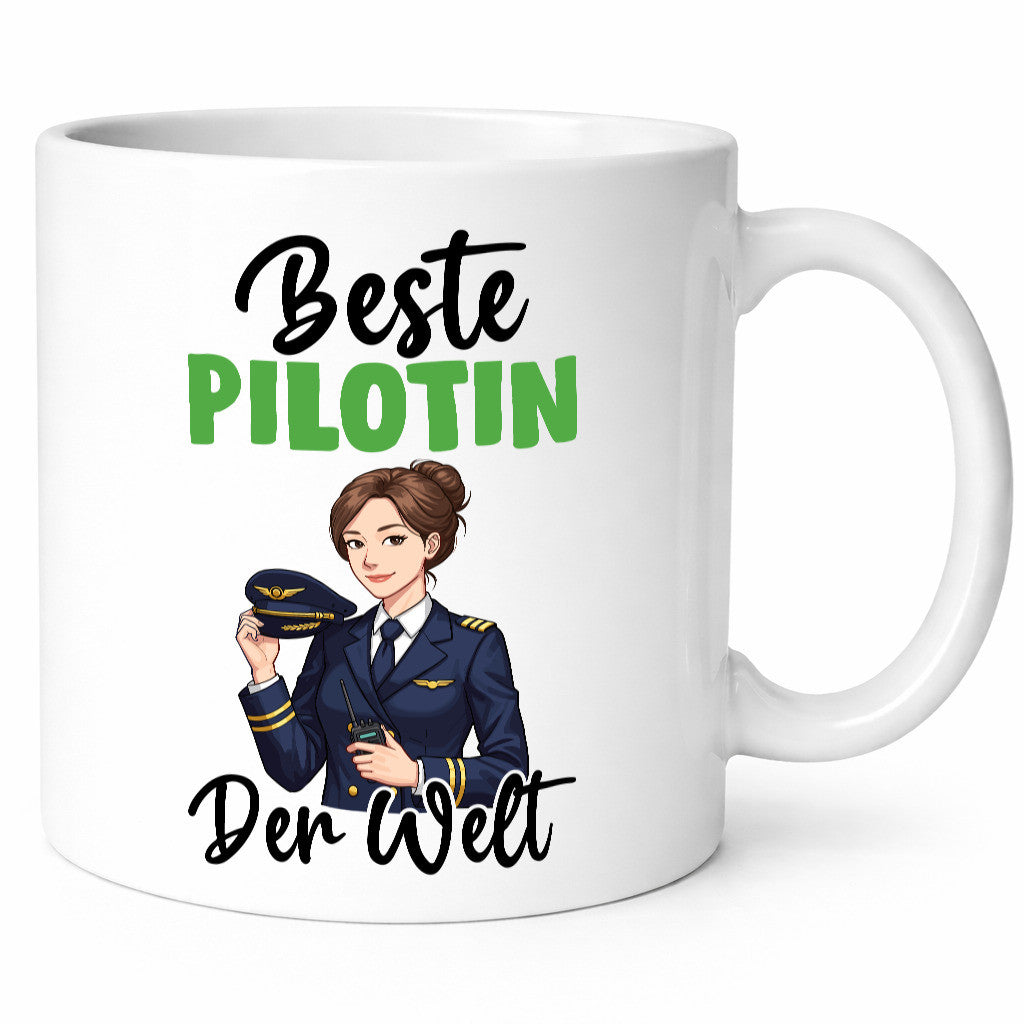 Beste Pilotin | Definition Piloten v2 Geschenkidee Humor Tasse