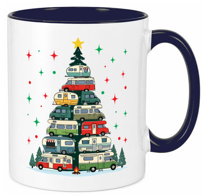 Camper | Camping Weihnachten Fahrzeuge Baumlichter v2 lustig Humor Geschenkidee