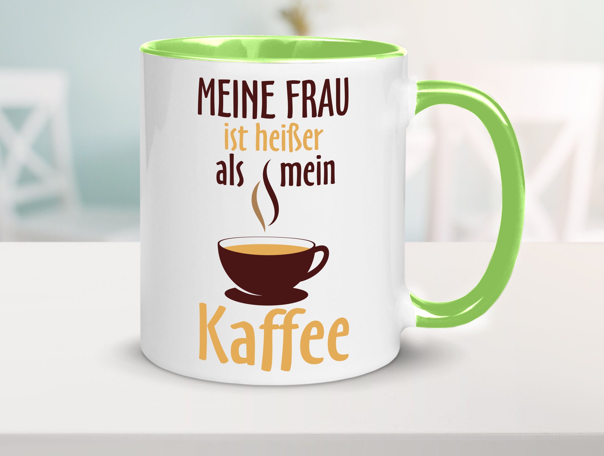 Meine Frau ist heißer als Kaffee | Ehe Partnerschaft Geschenk Humor