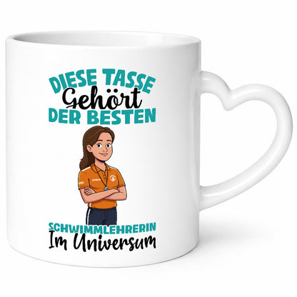Im Universum: Schwimmlehrerin | schwimmen Lehrer lustig Humor Geschenkidee