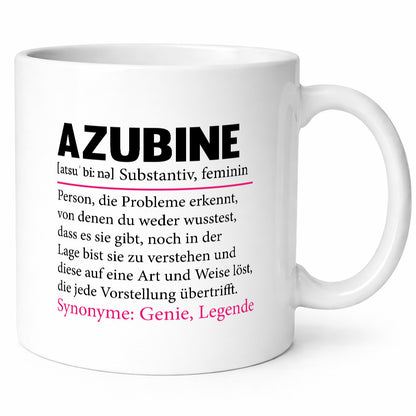 Azubine | Beruf Ausbildung Lehre Lehrling lustig Arbeit Kollegen Büro Geschenk