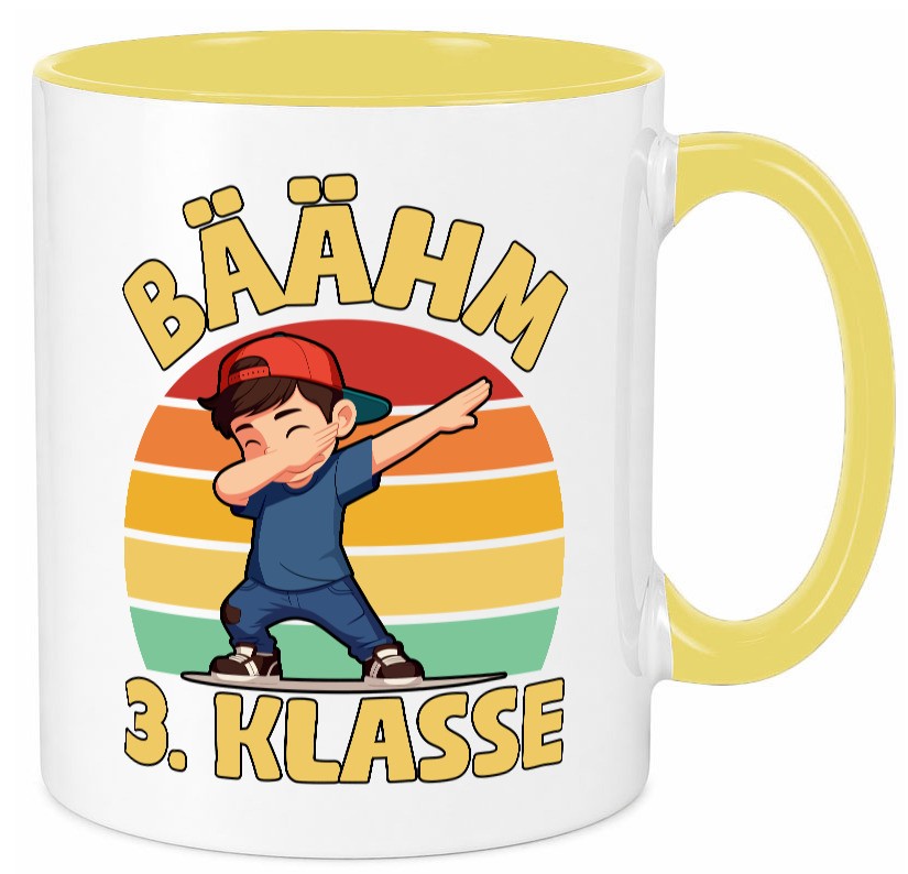 Bäähm 3. klasse | Schulanfang Drittklässler Humor Geschenkidee Tasse