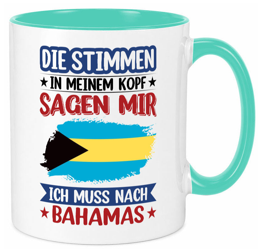 Bahamas | Urlaub Stimmen in meinem Kopf Traumland Geschenk Humor Geschenkidee