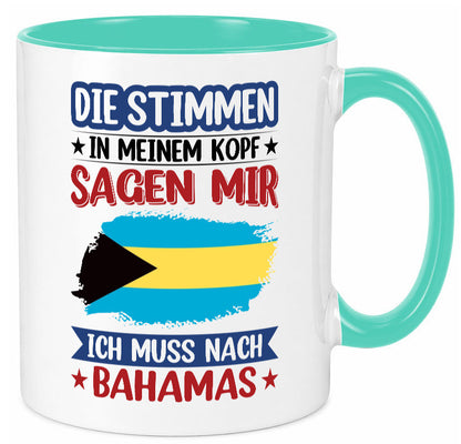 Bahamas | Urlaub Stimmen in meinem Kopf Traumland Geschenk Humor Geschenkidee
