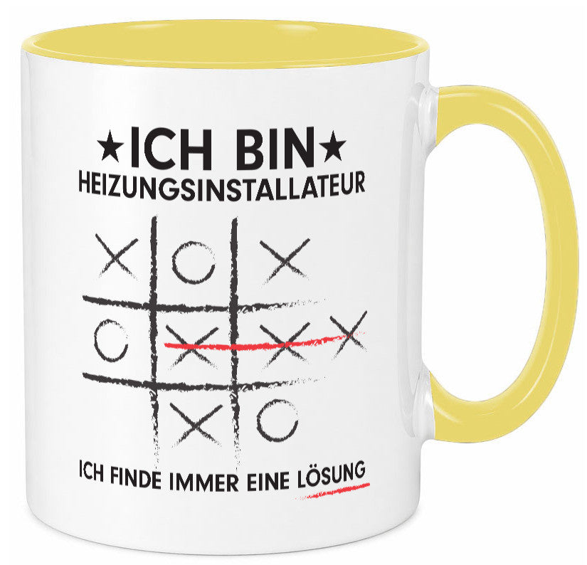 Löse Probleme: Heizungsinstallateur | Heizungsbauer Humor Geschenkidee Tasse