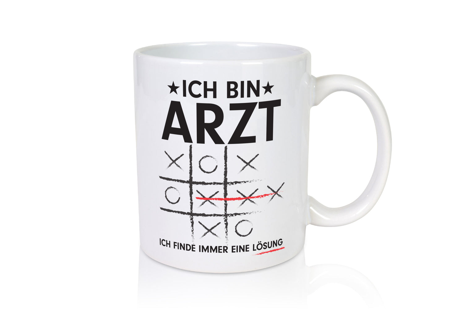 Lösung finden: Arzt | Medizin Doktor Facharzt v2 Geschenkidee Humor Tasse