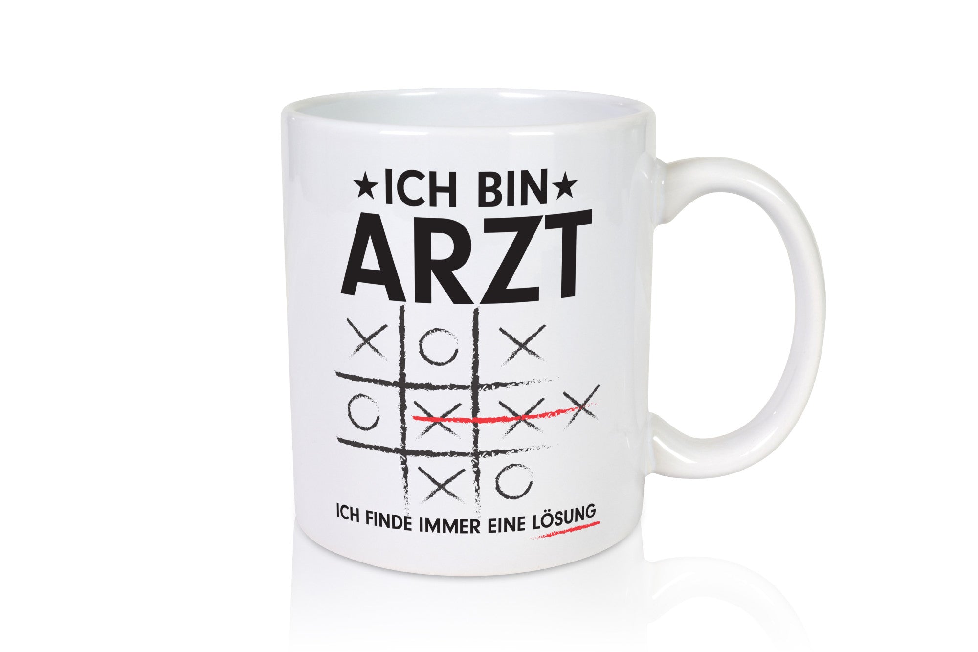Lösung finden: Arzt | Medizin Doktor Facharzt v2 Geschenkidee Humor Tasse