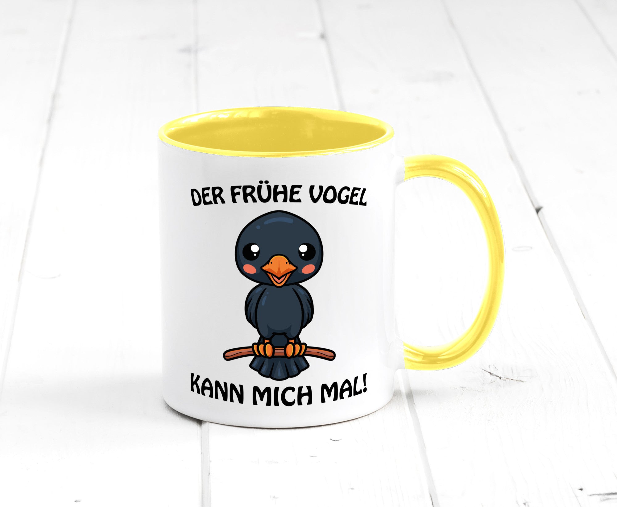 Der Frühe Vogel Humor Geschenkidee Tasse