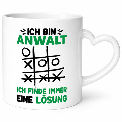 Ich finde immer eine Lösung | Anwalt Rechtsanwalt lustiger Spruch Geschenk