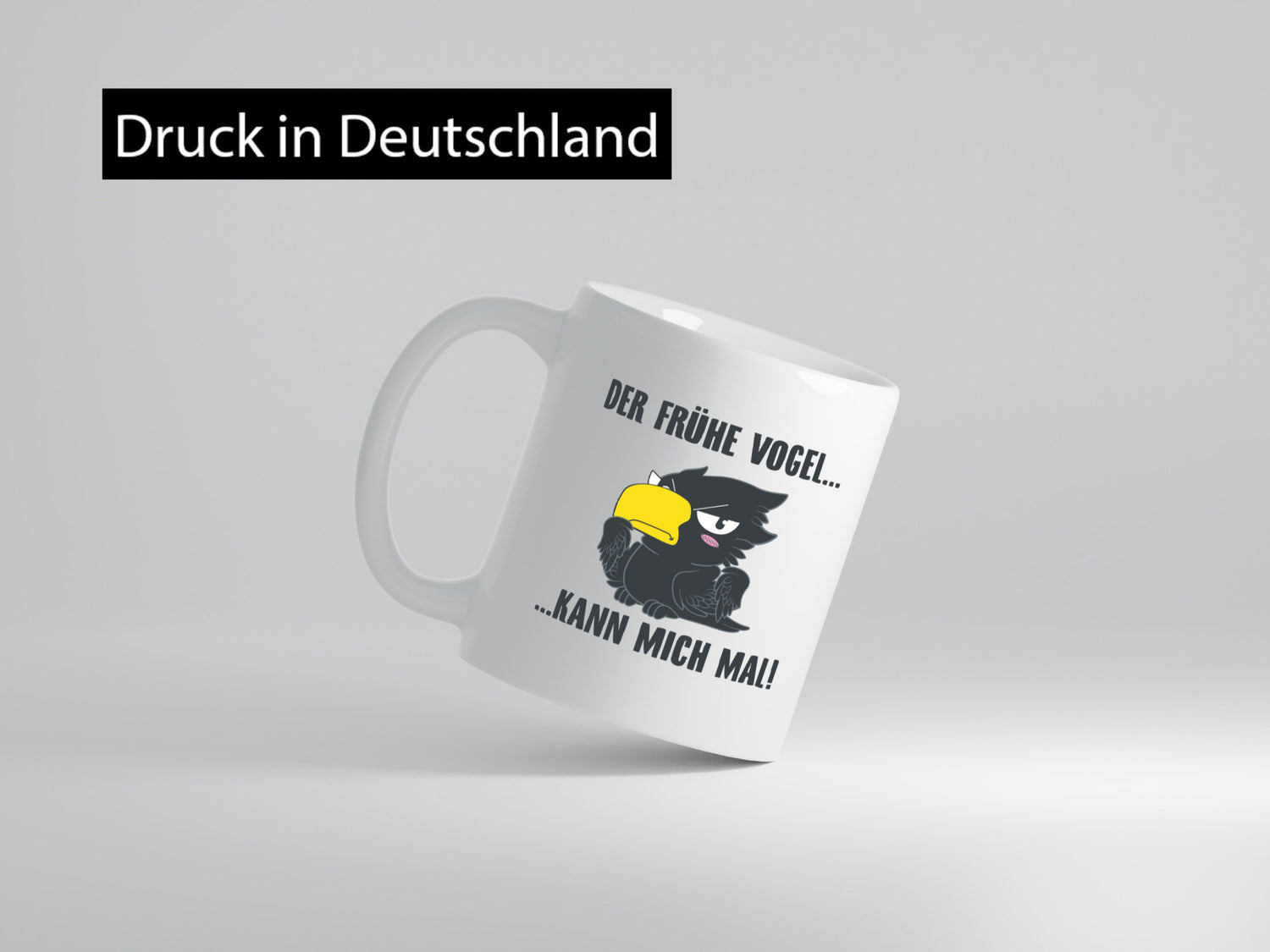 Der Frühe Vogel v2 Humor Geschenkidee Tasse