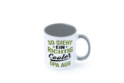 So sieht ein richtig Cooler Opa aus | Großvater Geschenkidee Familie Humor Tasse